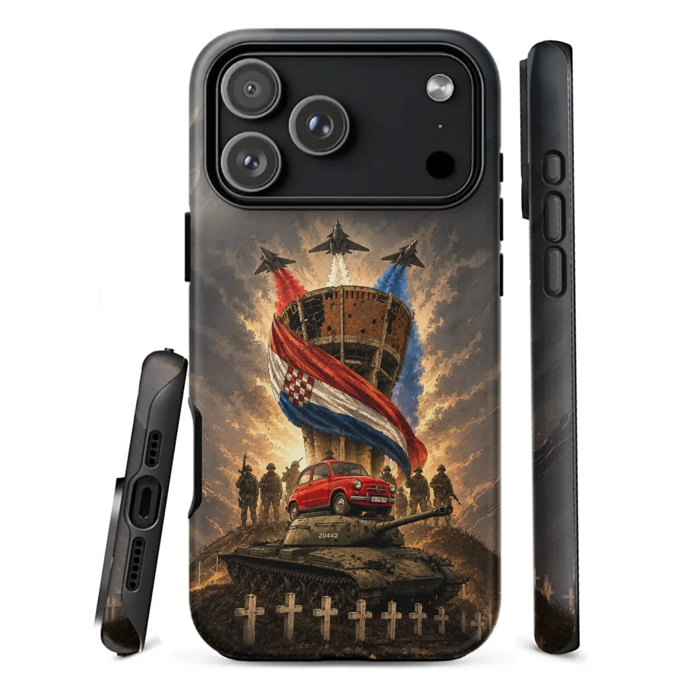 Fićo gazi tenka — maskica za telefon
