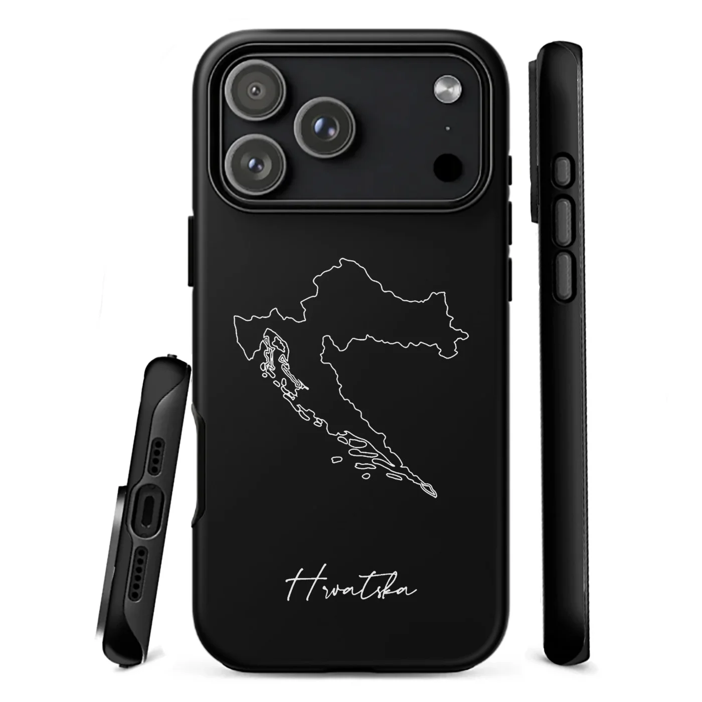 Hrvatska – minimalistički dizajn — maskica za telefon