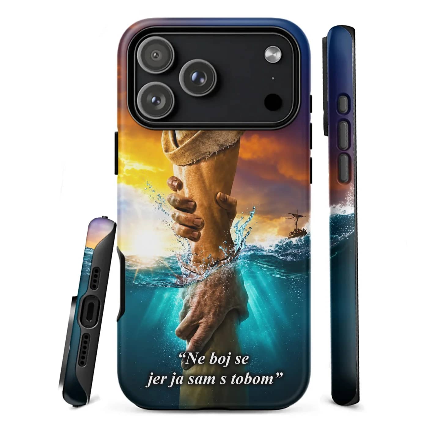 Ne boj se – Isus je s tobom — maskica za telefon