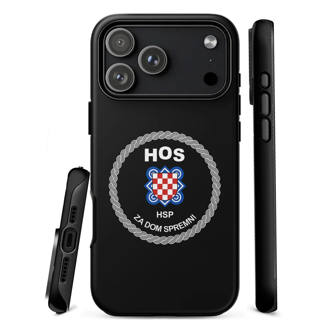 HOS – Domovinski rat — crna — maskica za telefon