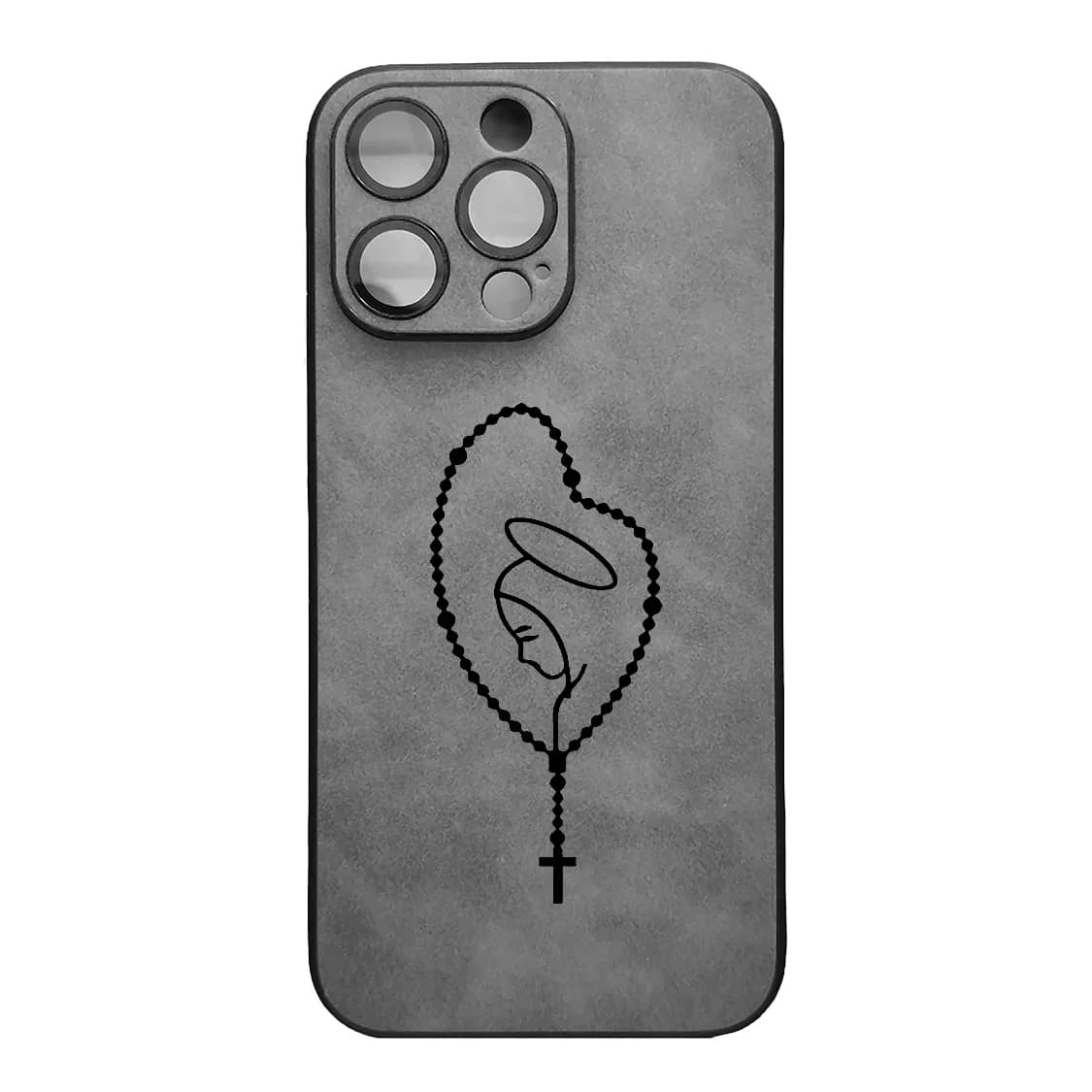Marija i krunica — maskica za telefon