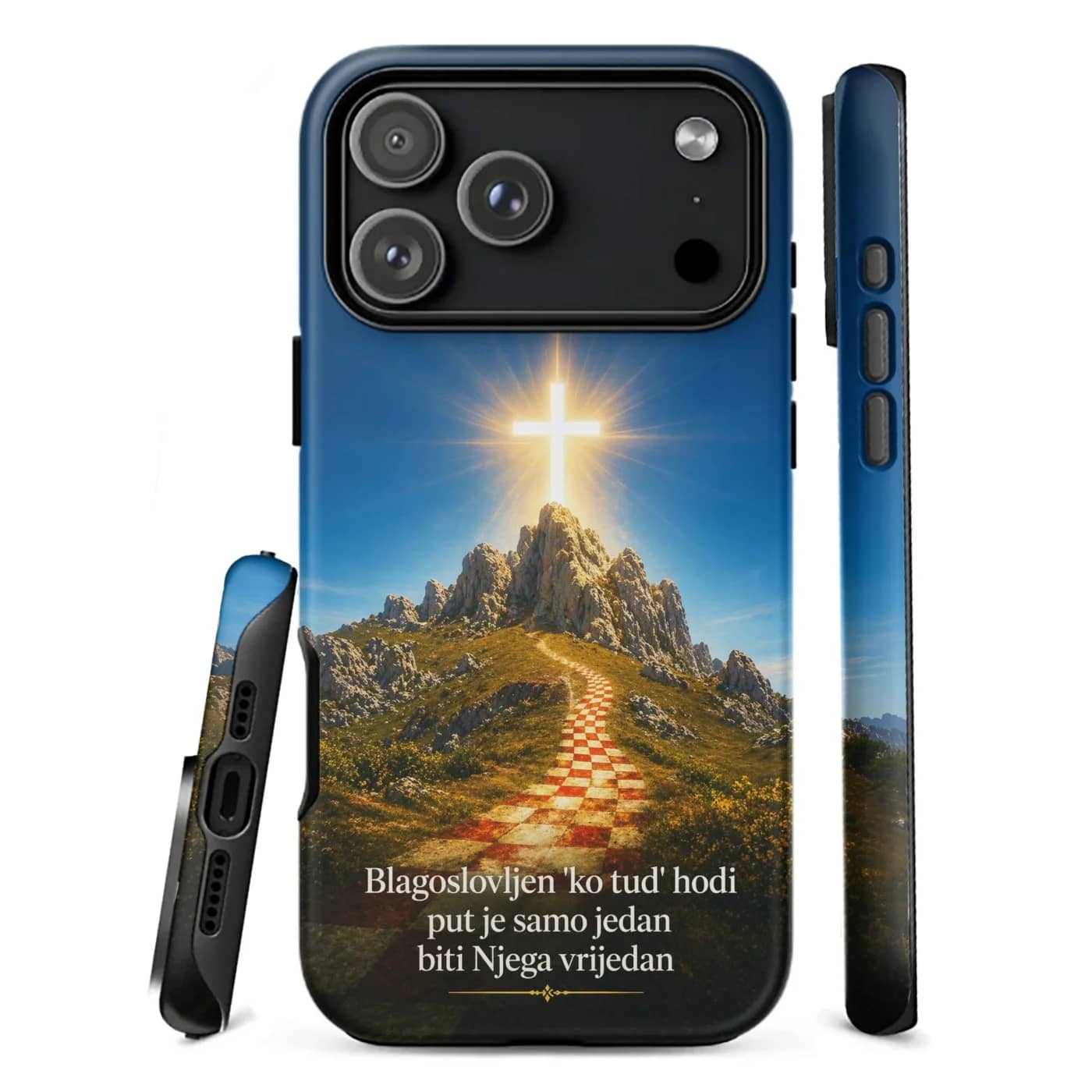 Blagoslovljen 'ko tud' hodi — maskica za telefon