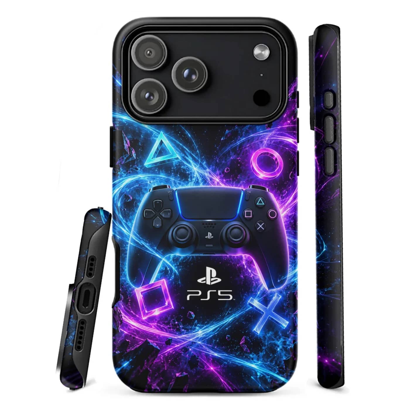PlayStation 5 – Neon Pulse — maskica za telefon