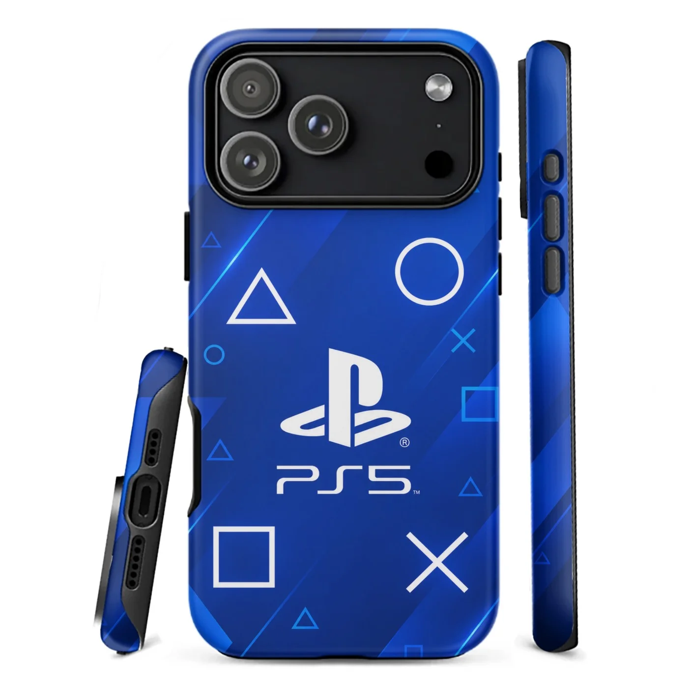 PlayStation 5 – Plavi simboli — maskica za telefon