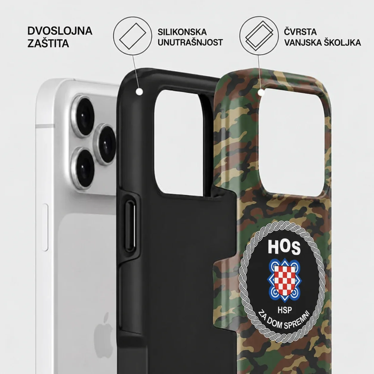 HOS – Domovinski rat — klasični grb